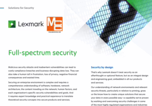 Lexmark Full Spectrum Security